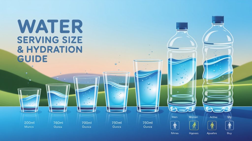 Water Serving Size: Daily Intake Guide, Portions, Hydration Tips