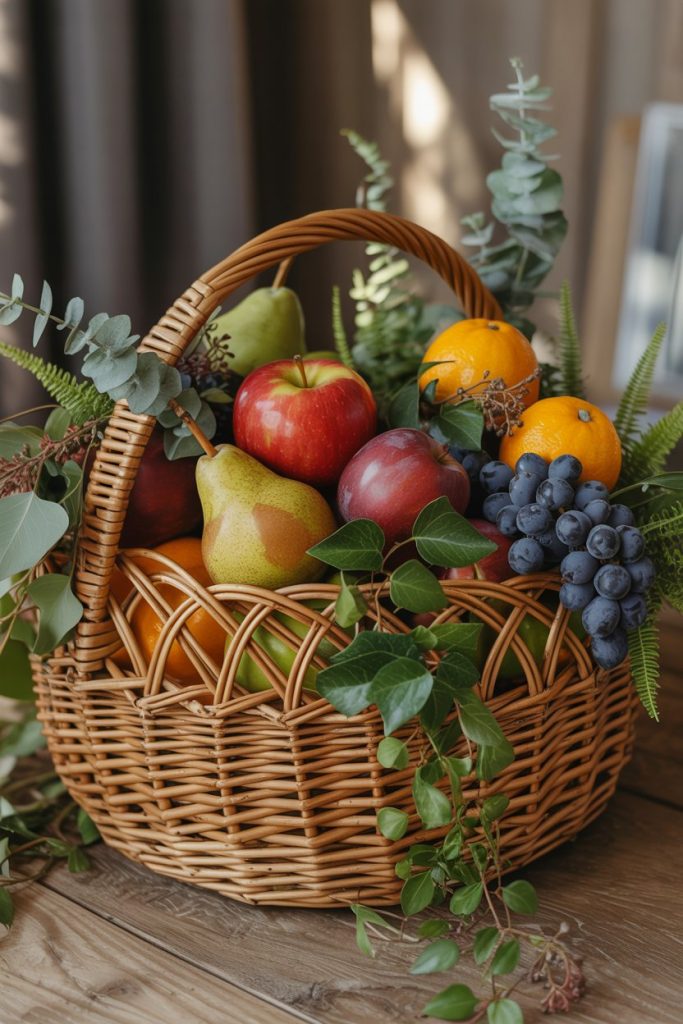 Woven Basket Centerpiece