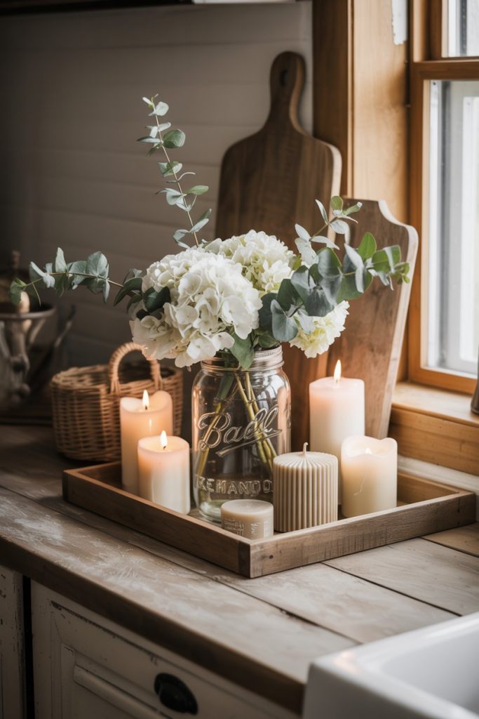 Floral Farmhouse Tray