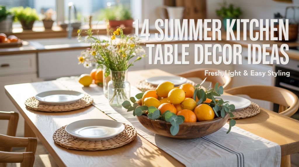 14 Summer Kitchen Cabinet Decor Ideas for a Fresh & Bright Look