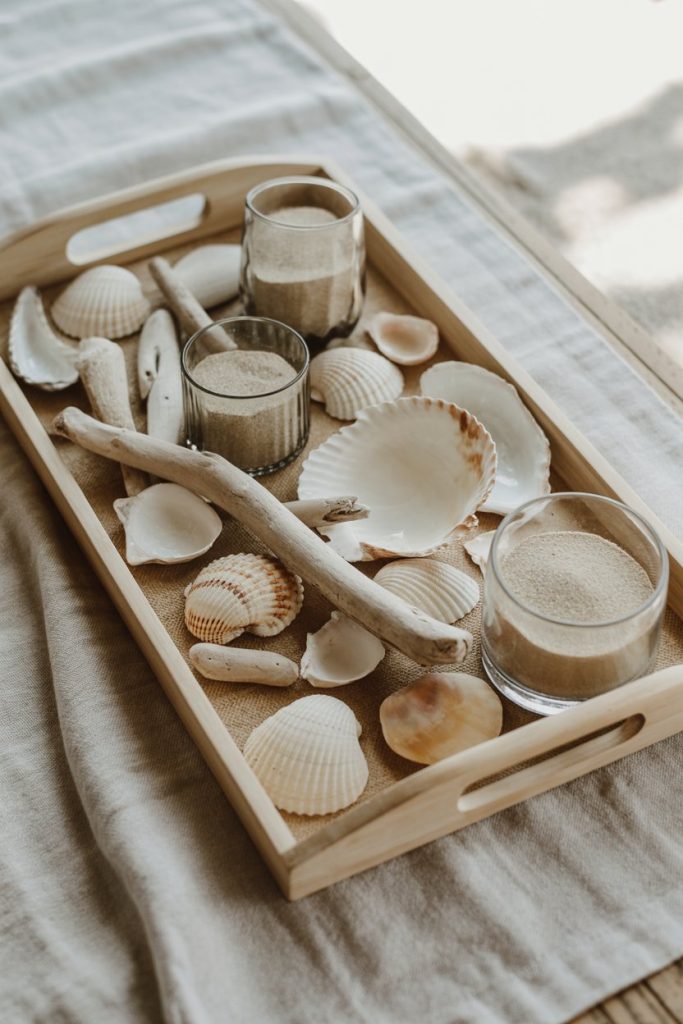 Beach-Inspired Neutral Tray