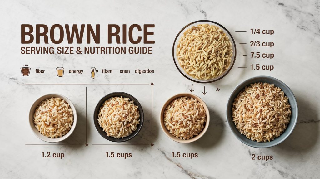 brown rice serving size