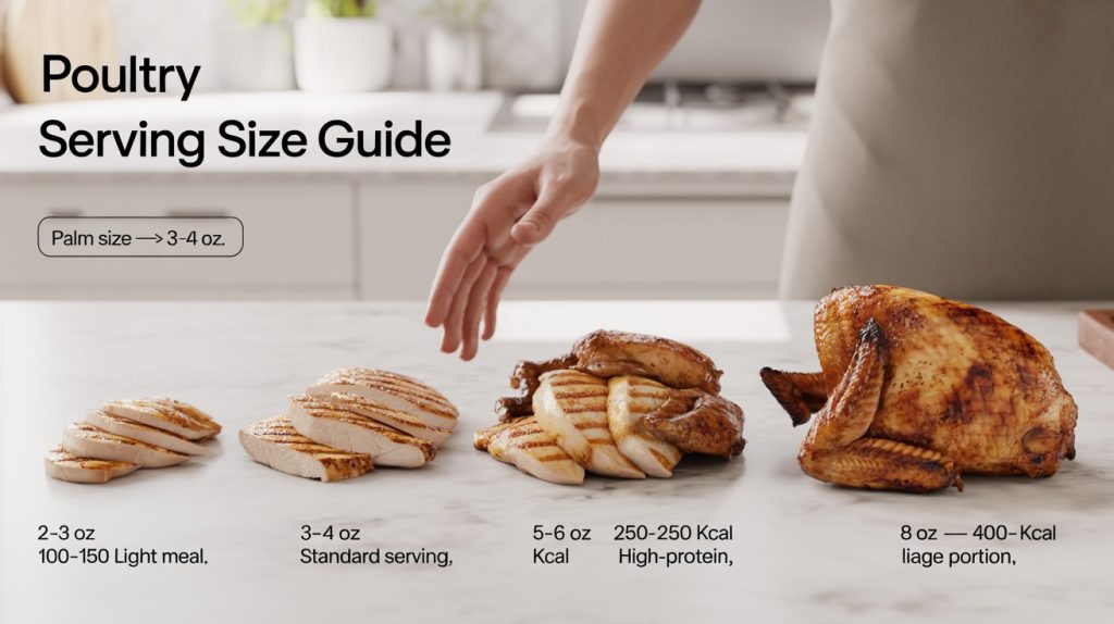 Poultry Serving Size Chart: How Much Chicken Should You Eat?