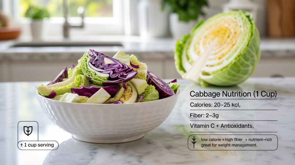 Cabbage Serving Size And Nutrition