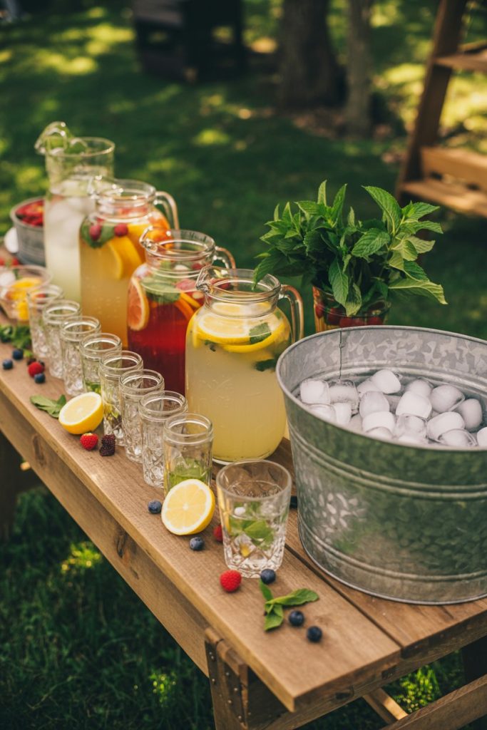 Outdoor Beverage & Drink Station