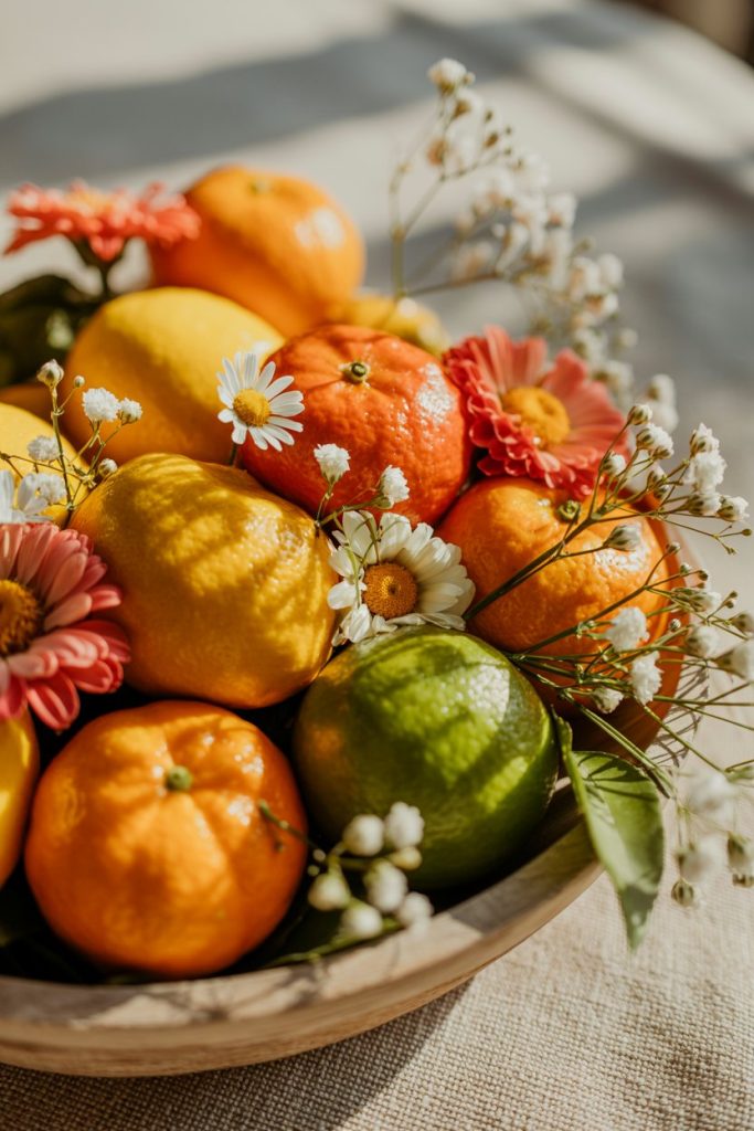 Fresh Fruit & Floral Combo