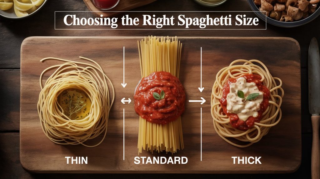 Choosing The Right Spaghetti Size