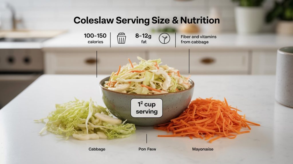 Coleslaw Serving Size And Nutrition