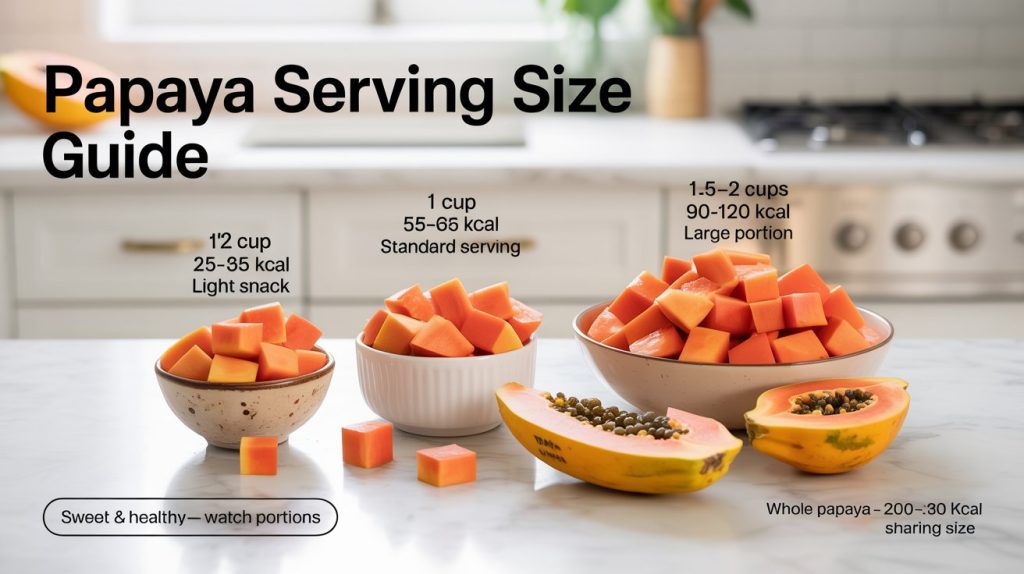 Papaya Serving Size Chart: How Much Papaya Should You Eat?