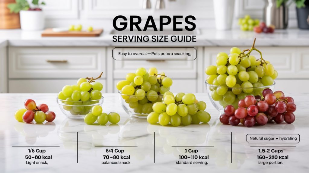 Grapes Serving Size Chart: How Many Grapes Should You Eat?