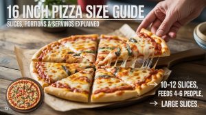 16 Inch Pizza Size Chart: Slices, Servings, and Portion Guide