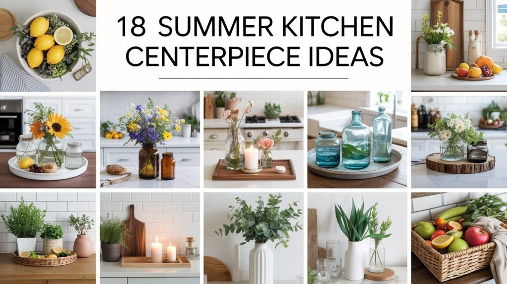 18 Kitchen Centerpiece Ideas Summer for a Fresh & Cheerful Look 18 Kitchen Centerpiece Ideas Summer for a Fresh & Cheerful Look