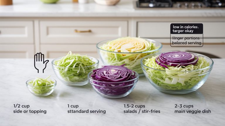 Cabbage Serving Size Chart: How Much Cabbage Should You Eat?