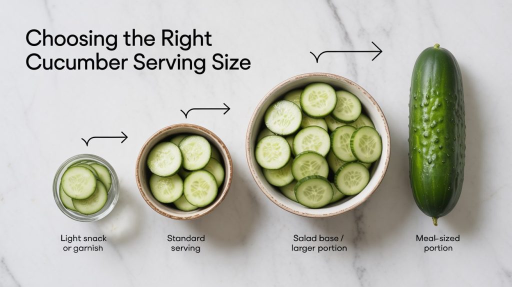 Choosing The Right Cucumber Serving Size