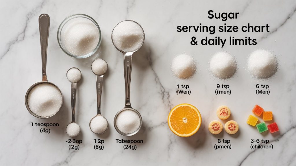 Sugar Serving Size Chart: How Much Sugar Should You Have? Sugar Serving Size Chart: How Much Sugar Should You Have?