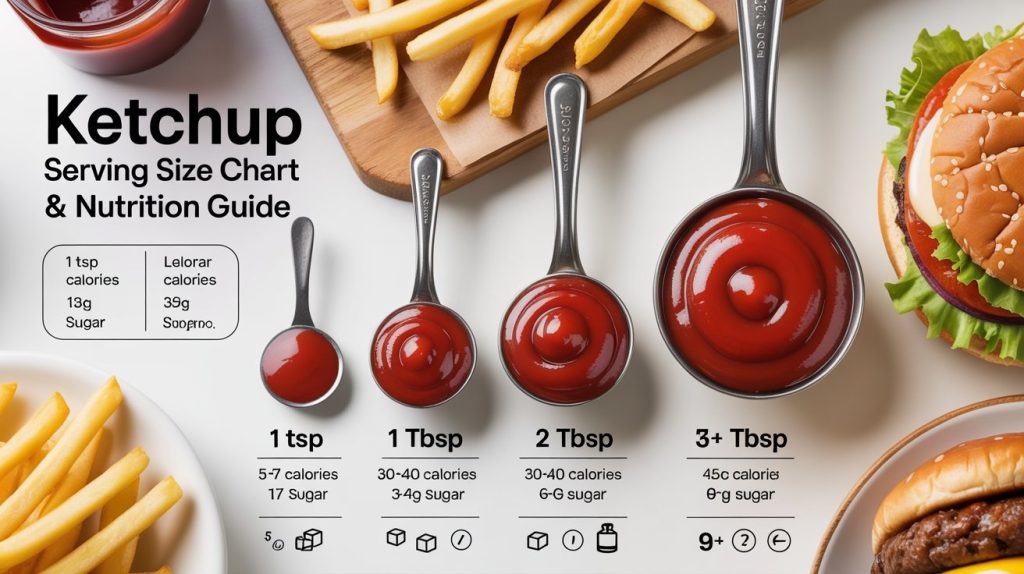 Ketchup Serving Size Chart: How Much Ketchup Should You Use? Ketchup Serving Size Chart: How Much Ketchup Should You Use?