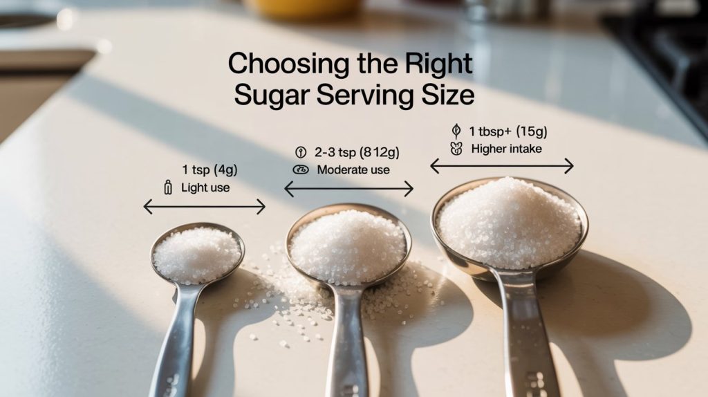 Choosing The Right Sugar Serving Size