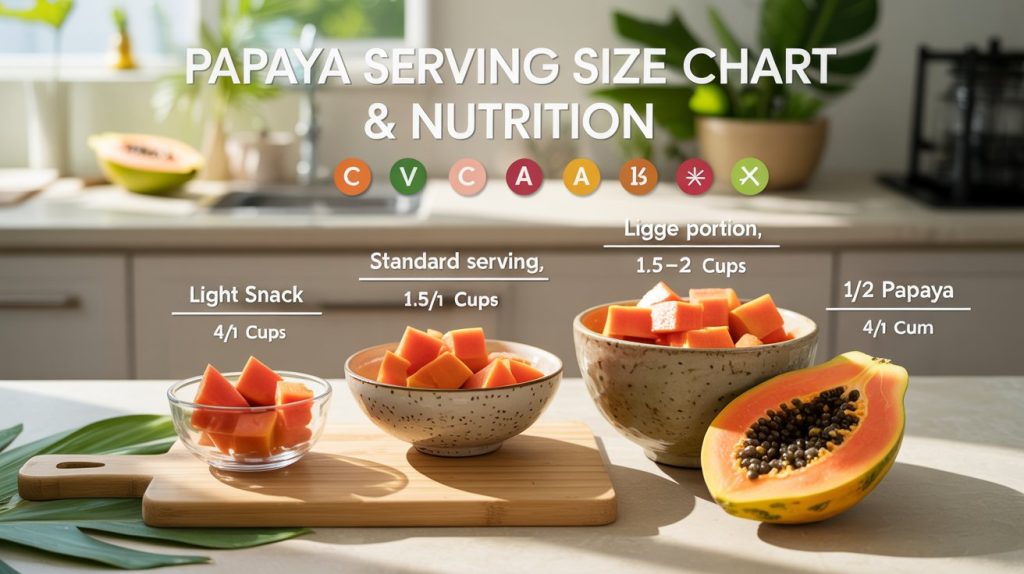 Papaya Serving Size Chart: How Much Papaya Should You Eat?