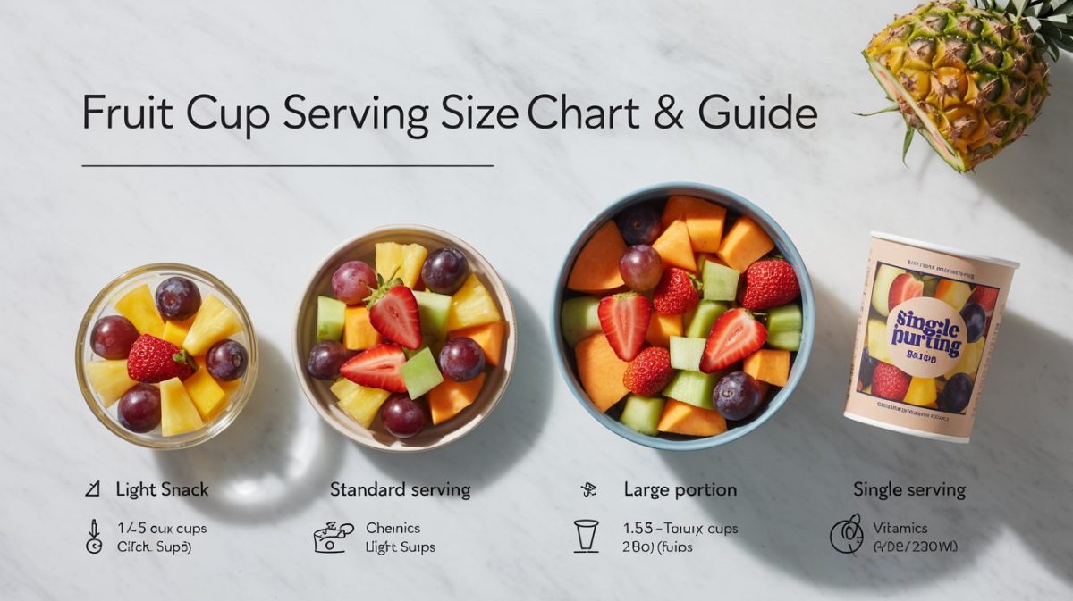 Fruit Cup Serving Size Chart: How Much Is One Serving?