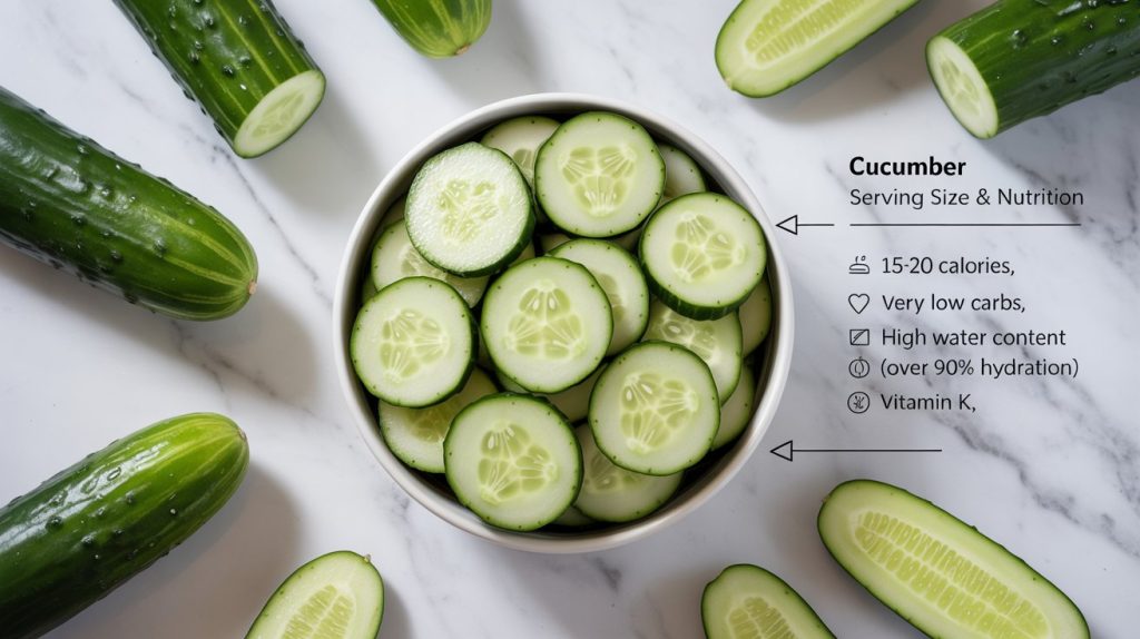 Cucumber Serving Size And Nutrition