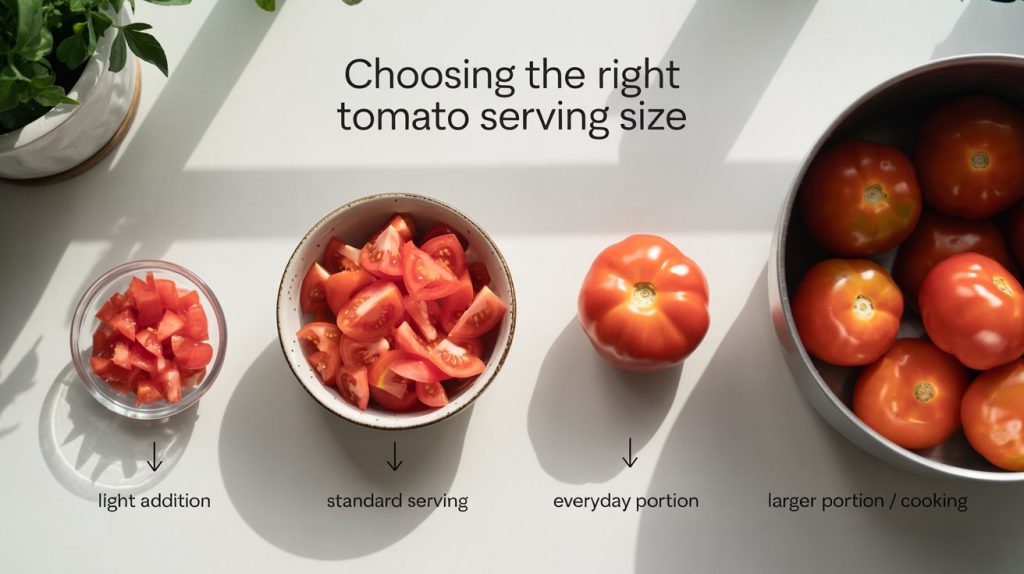Choosing The Right Tomato Serving Size