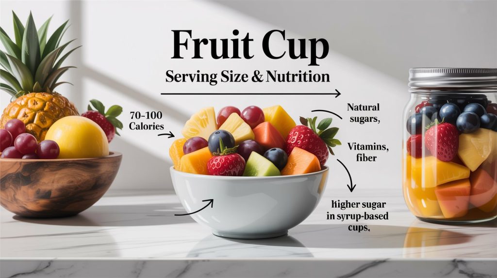 Fruit Cup Serving Size And Nutrition