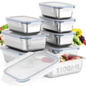 Elevate Your Meal Prep with Premium Stainless Steel Food Storage Solutions