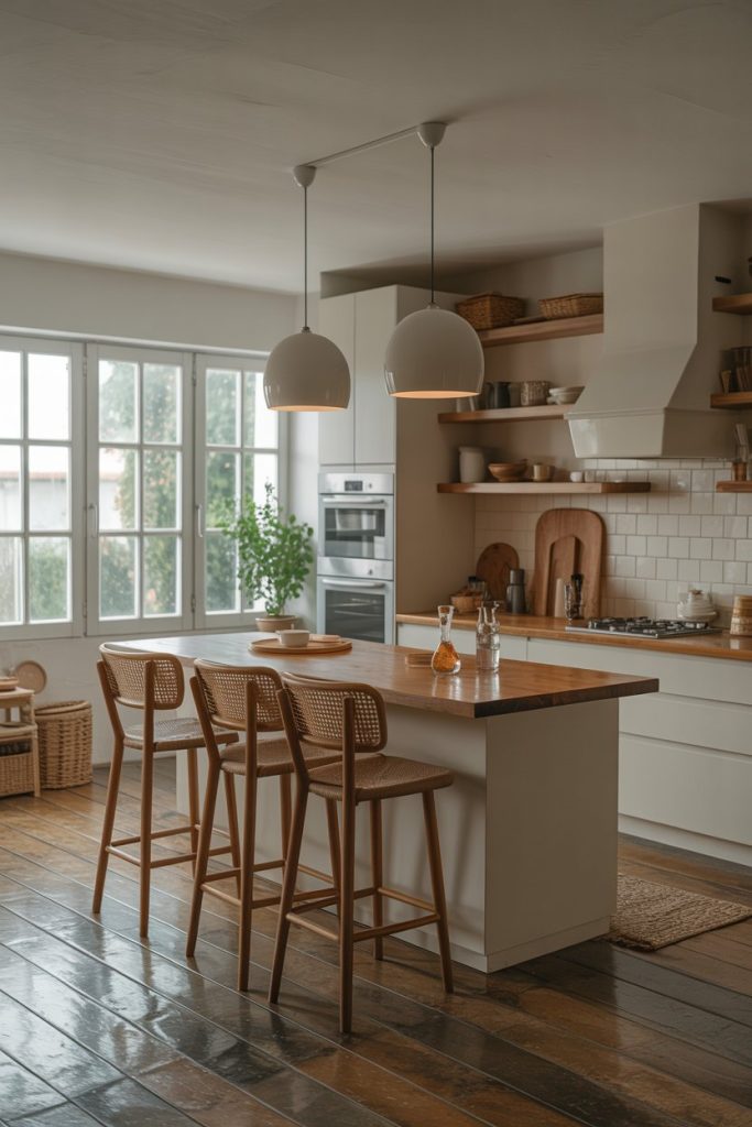 Island with Breakfast Bar Seating