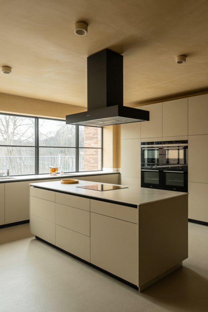 Island with Cooktop Integration