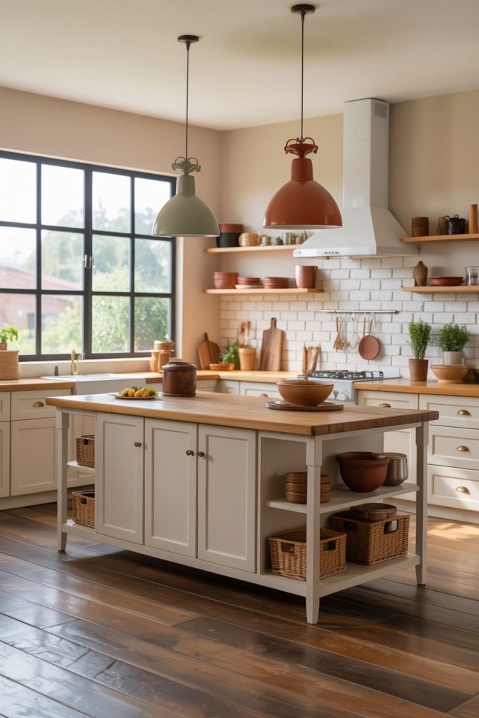 Two-Sided Storage Island