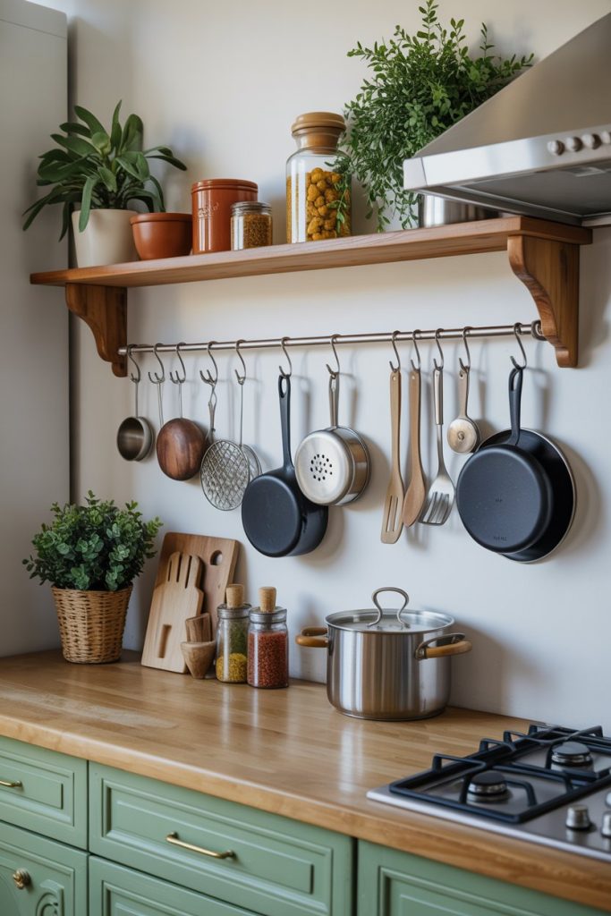 Hanging Storage for Pots & Utensils