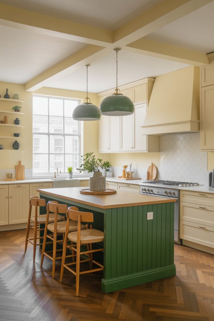 Bold Color Statement Island