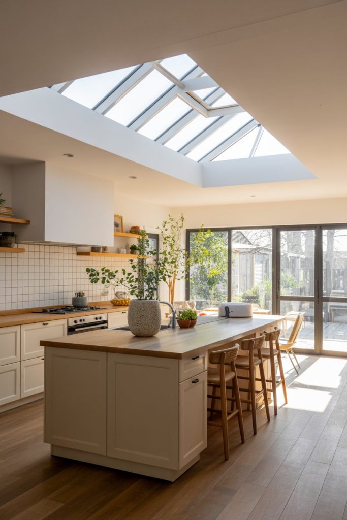 Kitchen with Skylight Design