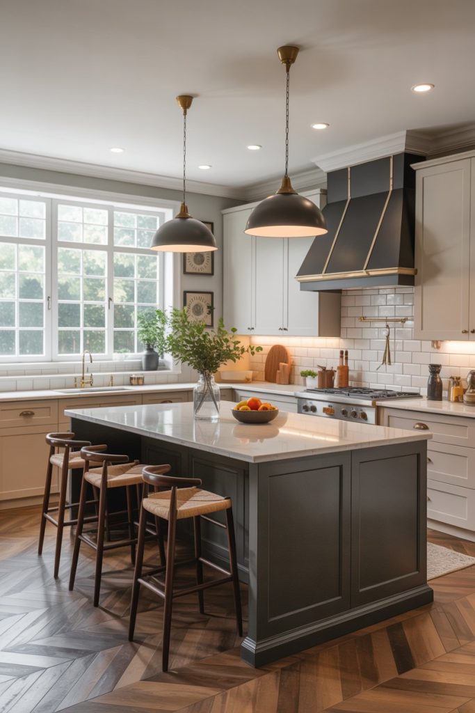 Two-Tone Island Contrast Design