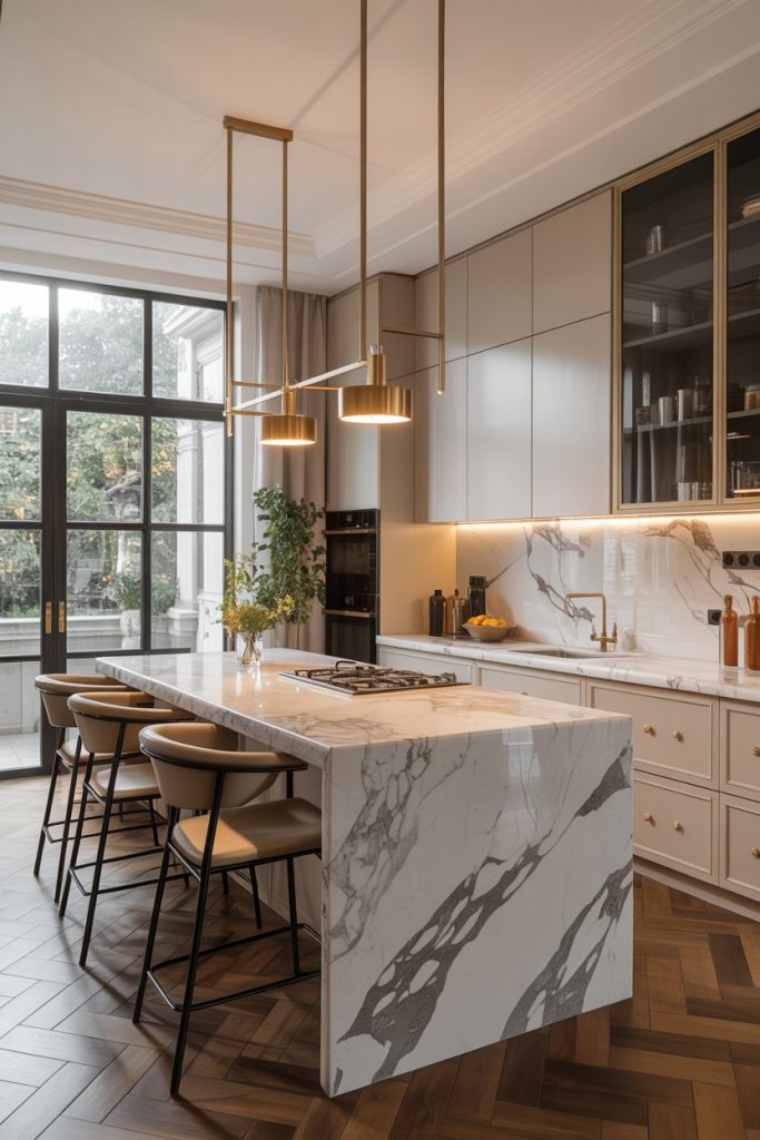 Marble Top Luxury Island