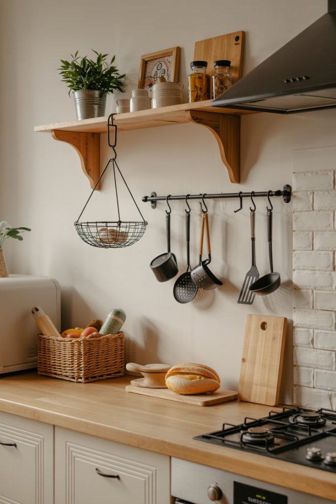 Minimal Wire Hanging Basket