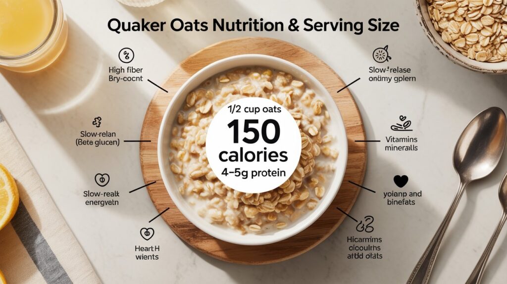 Quaker Oats Serving Size And Nutrition