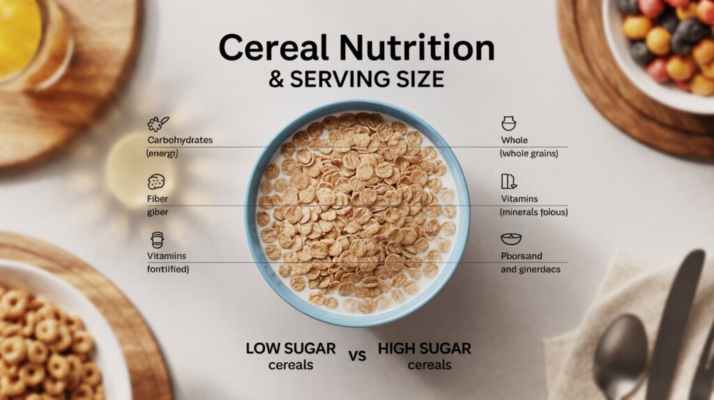 Cereal Serving Size And Nutrition