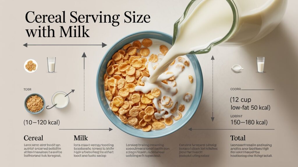 Cereal Serving Size With Milk