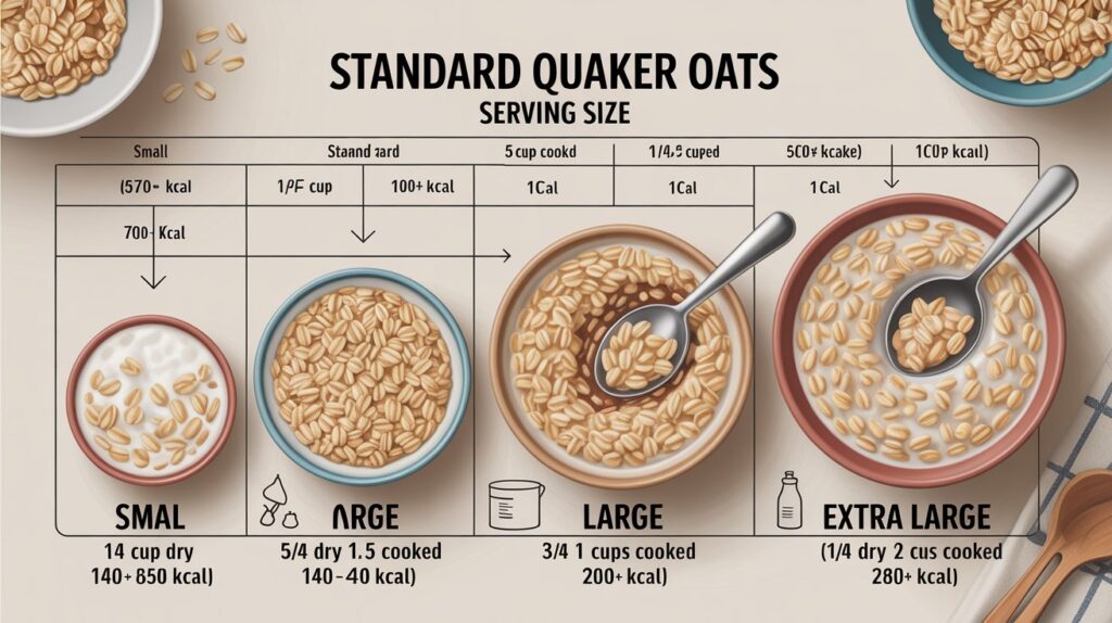 Standard Quaker Oats Serving Size
