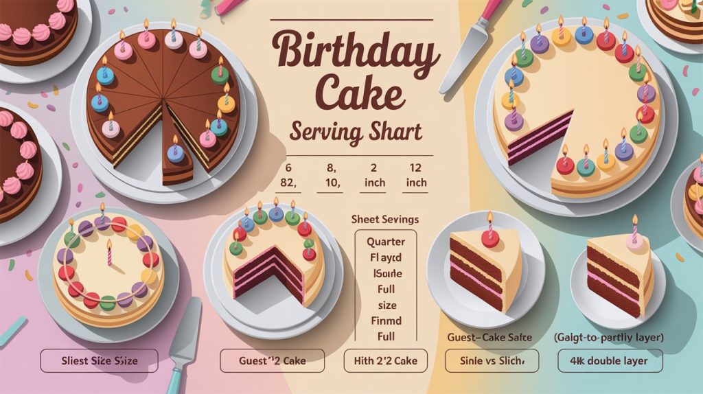 Birthday Cake Serving Size Chart