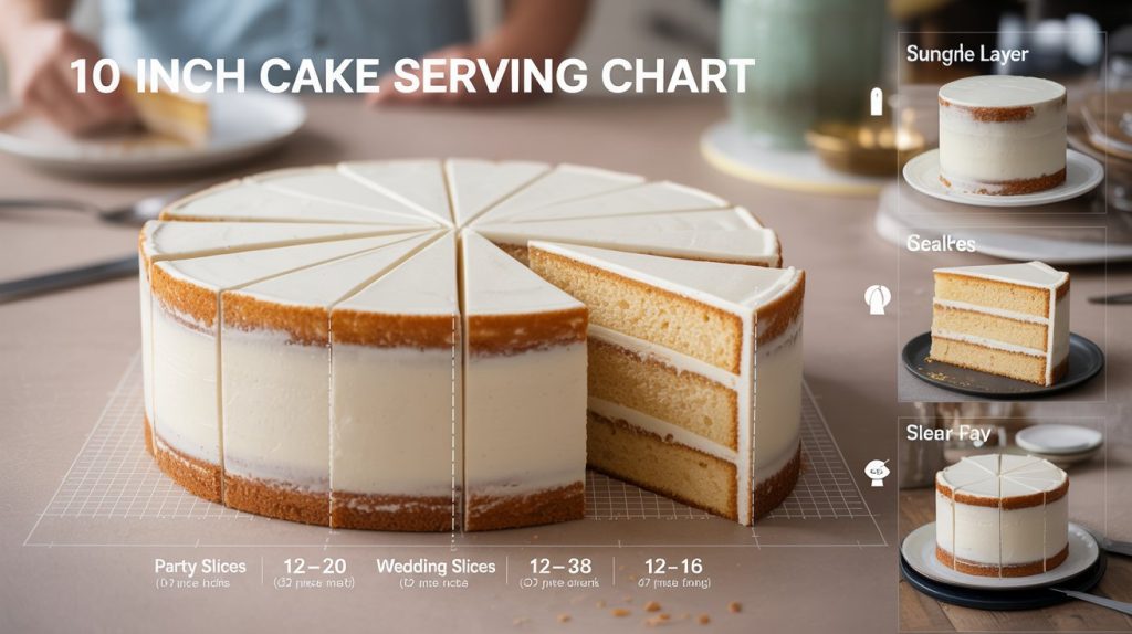 10 Inch Cake Serving Chart: Portions, Slices, and Event Guide