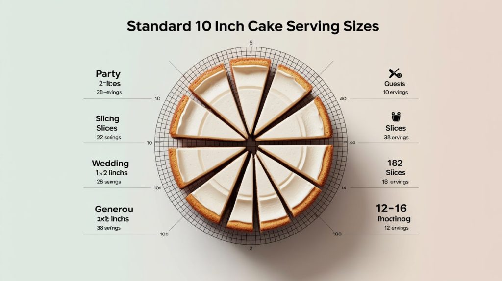 Standard 10 Inch Cake Serving Sizes