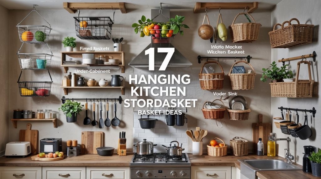 17 Hanging Kitchen Storage Baskets for Stylish Organization