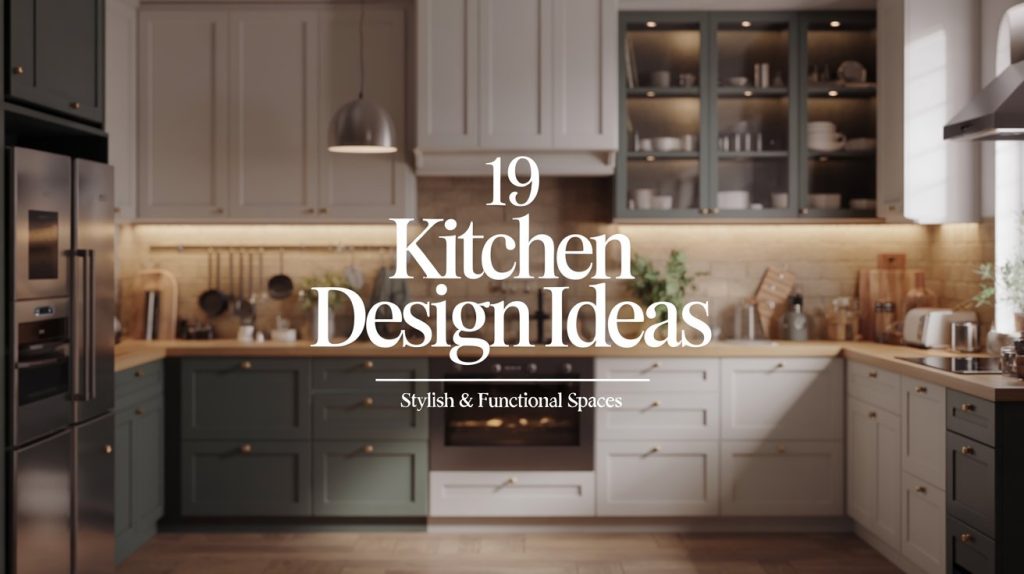 19 Kitchen Design Ideas for a Stylish & Functional Space