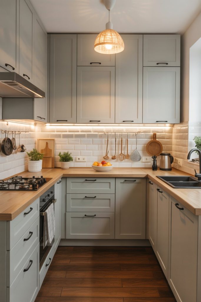 Compact U-Shaped Kitchen