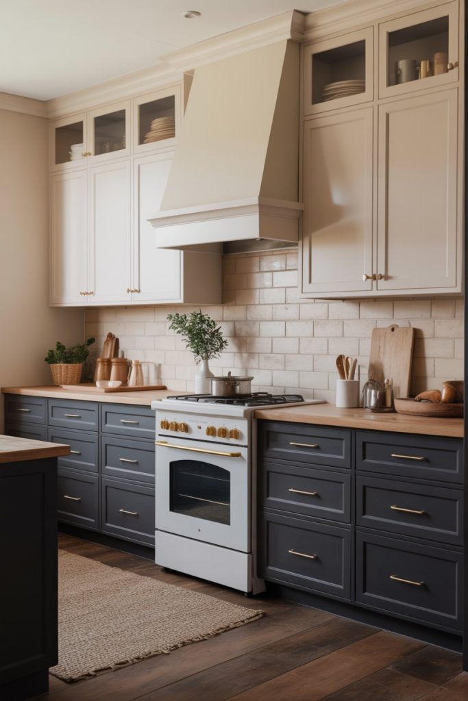 Two-Tone Cabinet Kitchen