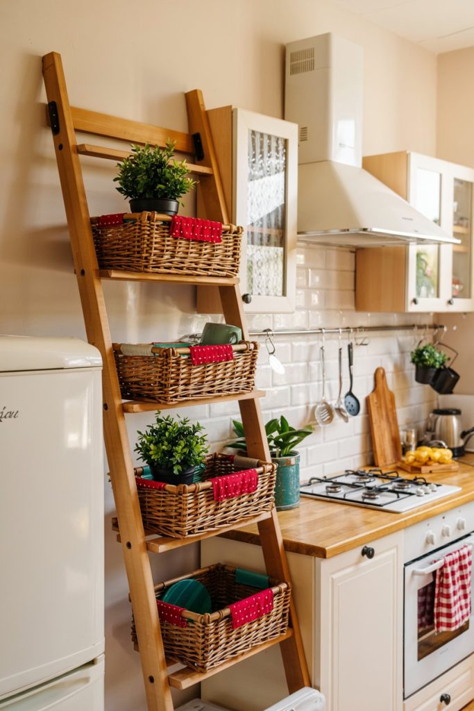 Hanging Basket Ladder Style
