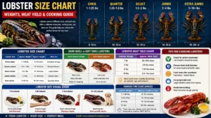 Lobster Size Chart: Complete Guide To Lobster Sizes And Weights