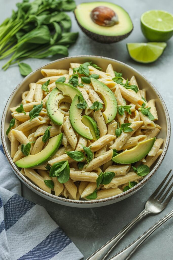 Avocado Chicken Pasta Salad Dinner